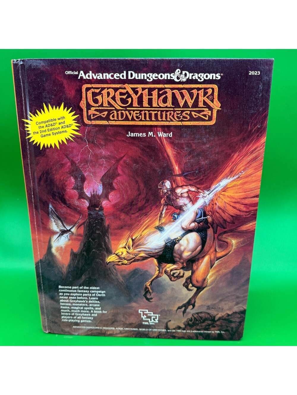 AD&D Greyhawk Adventures TSR 1988 Hardcover Book Dungeons & Dragons Jim Ward